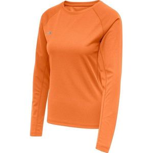 Newline Core Running LS Shirt Dames - oranje