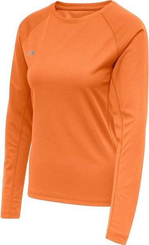Newline Core Running LS Shirt Dames - oranje
