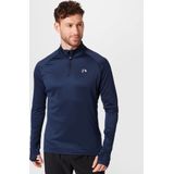 Longsleeve - Effen - Lange Mouw - Normale Pasvorm - Staal Naden