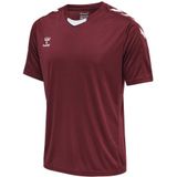 hummel - HMLCORE XK POLY JERSEY S/S - Trainingsshirt - Maroon - Korte Mouwen