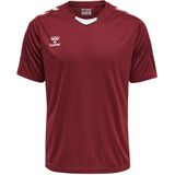 hummel - HMLCORE XK POLY JERSEY S/S - Trainingsshirt - Maroon - Korte Mouwen