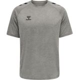 Hummel Core XK Core Poly Shirt Heren - sportshirts - grijs - Mannen