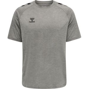 Hummel Core XK Core Poly Shirt Heren - sportshirts - grijs - Mannen