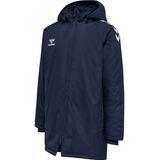 Hummel - Core XK - Bench Jas - Zwart - Gewatteerde Vulling, Polyester Geweven Stof