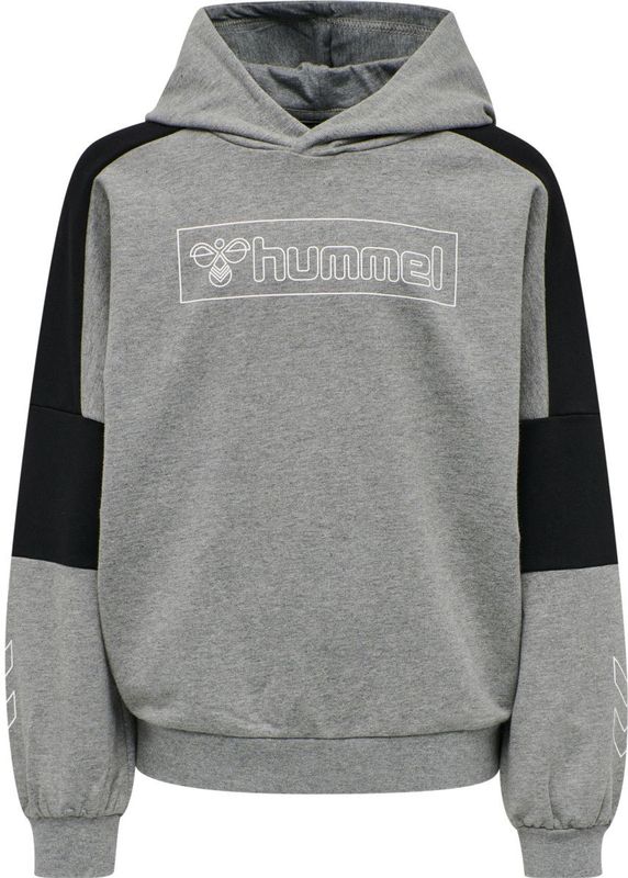 Hummel - Boxline Hoodie - Unisex - Zwart - Katoen