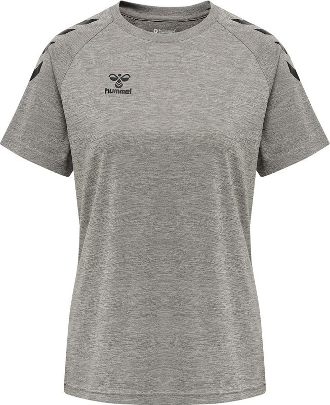 Hummel Core XK Core Poly Shirt Dames - sportshirts - grijs - Vrouwen