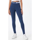 Hummel - Hmlte Maja Mid Waist Leggings - Insignia Blue - Katoen