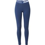 Hummel - Hmlte Maja Mid Waist Leggings - Insignia Blue - Katoen