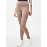 Hummel - Tola Leggings - Grijs - Polyester - Hoge Taille met Zijvak