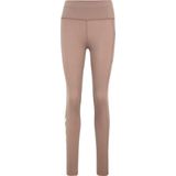 Hummel - Tola Leggings - Grijs - Polyester - Hoge Taille met Zijvak