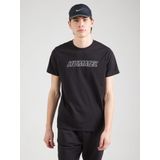 Hummel - TE Callum - T-shirt - Zwart - Katoen/Polyester - Grafische Print