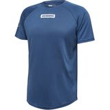 Hummel - hmlTE Topaz - T-shirt - Zwart - 100% Polyester