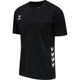 Hummel Referee Chevron SS Jersey Heren - sportshirts - zwart - Mannen