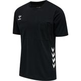 Hummel Referee Chevron SS Jersey Heren - sportshirts - zwart - Mannen