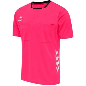 Hummel - hmlreferee Chevron - T-shirt - Zwart - Jersey