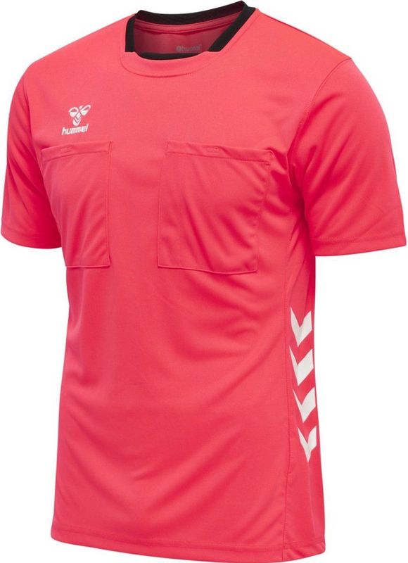 Hummel - hmlreferee Chevron - T-shirt - Zwart - Jersey