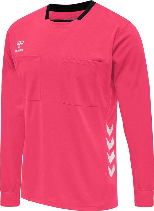 Hummel Referee Chevron T-shirt Met Lange Mouwen Roze S Man