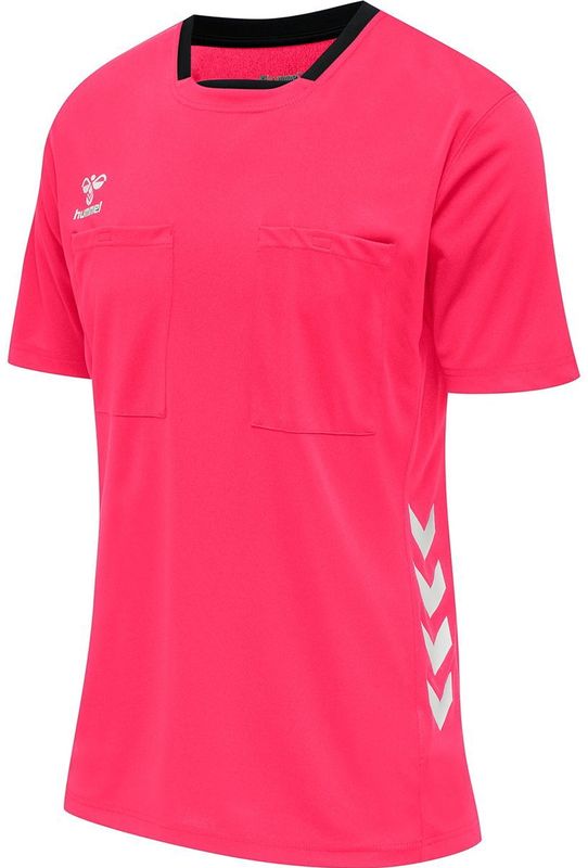 Hummel Referee Chevron SS Jersey Dames - sportshirts - roze - Vrouwen