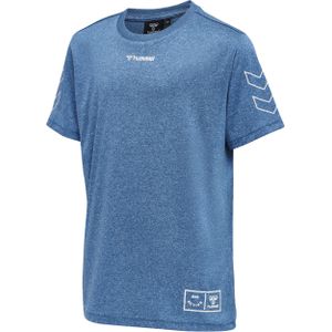 Hummel T-Shirt - hmlMISTRAL - Vallarta Blue - Hummel - 4 jaar (104) - T-Shirts