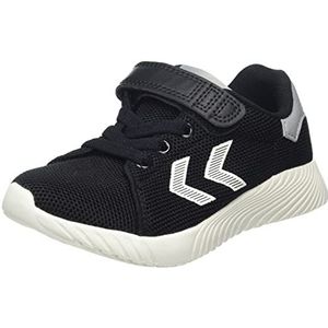 hummel Sneakers Breaker voor kinderen, ademend, licht design, zwart, 33 EU