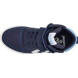 Hummel - Slimmer Stadil High - Sneakers - Zwart - Canvas en PU-suède