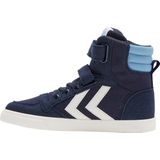 Hummel - Slimmer Stadil High - Sneakers - Zwart - Canvas en PU-suède