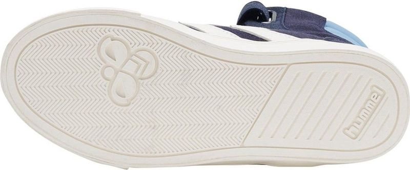 Hummel - Slimmer Stadil High - Sneakers - Zwart - Canvas en PU-suède