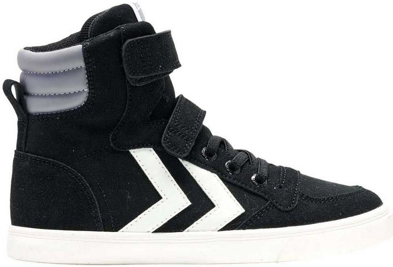 Hummel - SLIMMER STADIL HIGH JR - Sneakers - Canvas - Zwart - Kindermaat