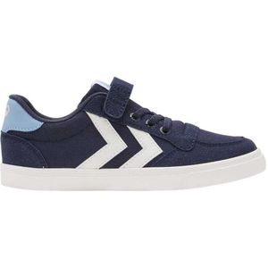 Hummel - Slimmer Stadil Low - Schoenen - Zwart - Canvas en PU-suède