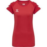 Hummel - hmlCORE VOLLEY STRETCH T-shirt - Dames - Stretch Jersey - Zwart