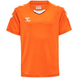 Hummel - hmlCORE XK Poly Jersey - Korte Mouwen - Zwart - Polyester