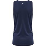 Hummel - Functioneel Shirt - Marine/Wit - Mouwloos - Normale Pasvorm