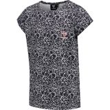 Hummel - Shirt - Lichtroze - Jersey - Normale Pasvorm - Kwartmouw