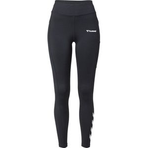 hummel - MT CHIPO MID WAIST TIGHTS - Sportbroek - Zwart - Stretchjersey - Met Zak