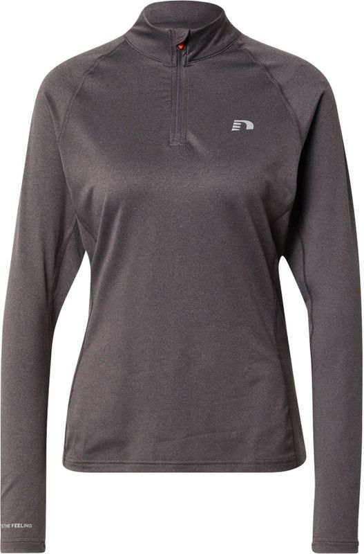 Newline Zip LS Dames - Sporttruien - grijs - Vrouwen