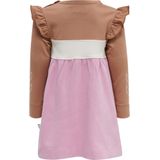 hummel - hmljamila Jurk - Kleurblok - Biologisch Katoen - Lange Mouwen