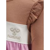 hummel - hmljamila Jurk - Kleurblok - Biologisch Katoen - Lange Mouwen