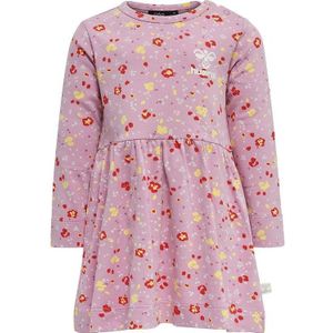 Hummel - Mira - Jurk - Lange Mouwen - Katoenen Jersey - Bloemenprint