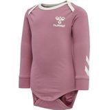 Hummel Romper l/s - HmlMaule - Heather Rose - Hummel - 74 - Romper L/S