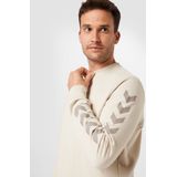 hummel - hmlLEGACY CHEVRON SWEATSHIRT - Sweatshirt - Grijs - Katoen