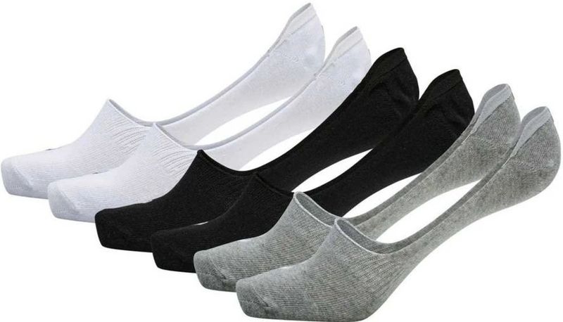 Hummel - Chevron - Onzichtbare Sokken - Zwart - 80% Katoen