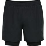 Hummel - Force 2-in-1 Korte Broek - Zwart - Gerecycled Materiaal