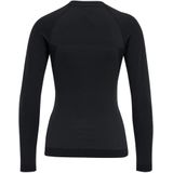 Hummel Damen Longsleeve Hmlclea Seamless Tight T-Shirt Ls Black Melange