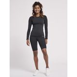 Hummel Damen Longsleeve Hmlclea Seamless Tight T-Shirt Ls Black Melange