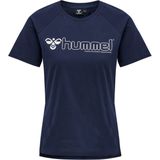 Hummel - Noni 2.0 - T-shirt - Zwart - Katoen - Ronde Hals, Korte Mouwen