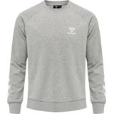 hummel® - hmlSAM 2.0 - Sweatshirt - Grijs - Katoen/Polyester