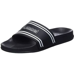 hummel Unisex Pool Slide Retro sandaal, zwart, 42 EU