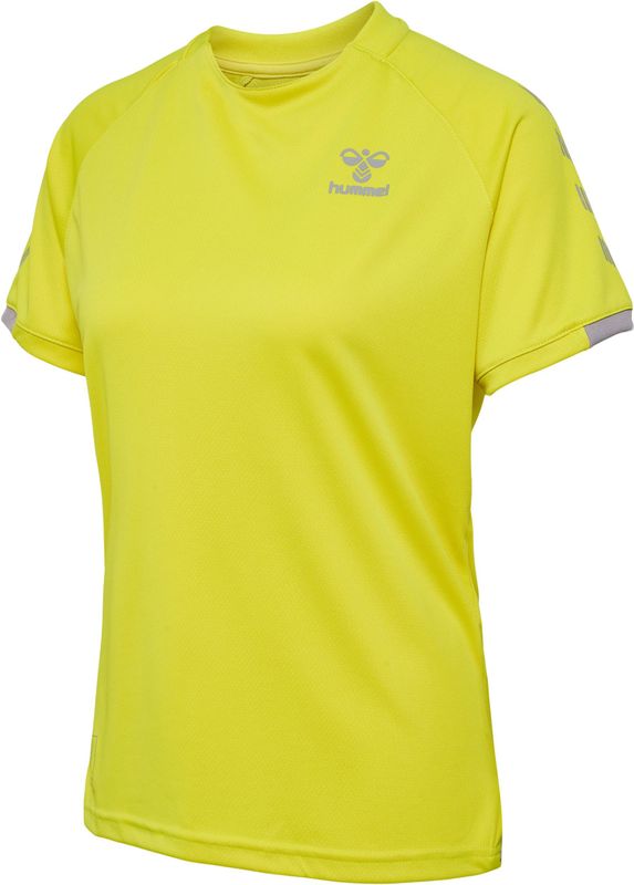 Hummel Functioneel shirt  geel / grijs