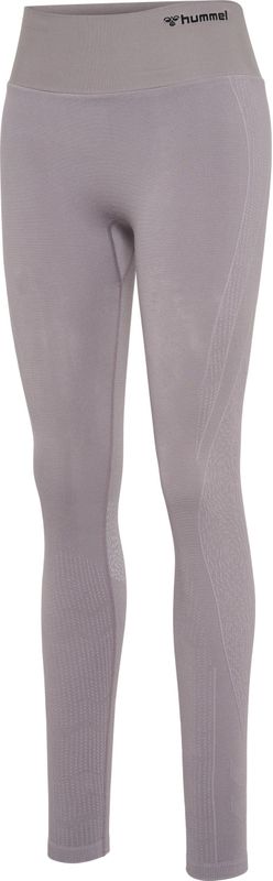 Hummel Damen Leggings Hmlmt Flow Seamless Hw Tights Minimal Gray-XS