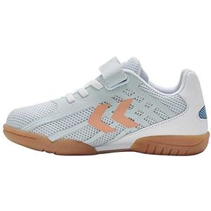 Hummel Root Elite kinderen Velcro - Sportschoenen - Volleybal - Indoor - blauw